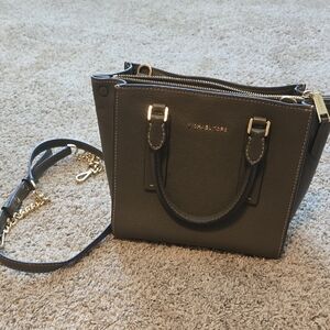 Michael Kors Black Leather Handbag